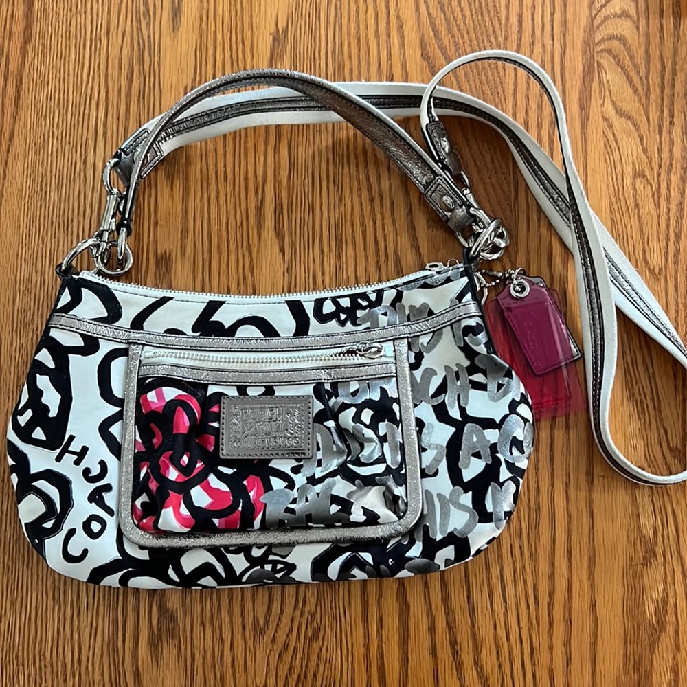 Coach bag with Shoulder strap & shorter strap